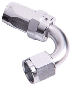 <strong>100 Series Swivel Taper 120° Hose End -4AN </strong><br />Silver Finish. Suit 100 & 450 Series Hose
