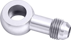 <strong>Alloy AN Banjo Fitting 8mm to -3AN</strong> <br />Silver Finish
