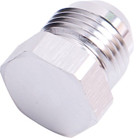 <strong>AN Flare Plug -16AN </strong><br />Silver Finish

