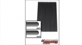 COMP CAMS Pushrods, Hi-Tech, Chromoly, Heat-Treated, 3/8 in. Diameter, 8.450 in. Length, Ford, 429/460, Set of 16